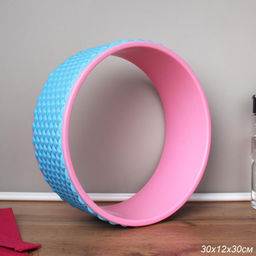 Колесо для йоги и пилатеса массажное 30Х10 / MYW-30BP / голубой / уп10 - Галеонтрейд фото 7