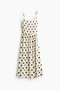 Vestido de tirantes con cuerpo nido de abeja - H&m фото 7