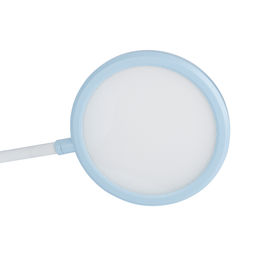 ULM-D150 15W/3000-6500K/DIM BLUE Светильник настольный светодиодный с подставкой под телефон и канцелярские принадлежности. С ночной подсветкой. Сенсорный выключатель. Диммер. Голубой. TM Uniel