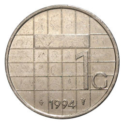 Монета 1 гульден 1994 года