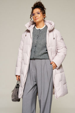 Пальто Beautiful Free 8018-Р жемчужный