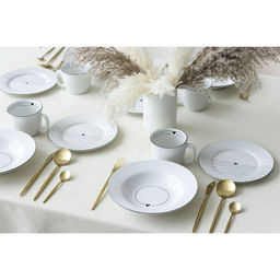 Тарелка плоская керамическая С любовью, d=20 см, ручная работа