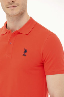 Мужская красная базовая футболка - U.s. polo assn фото 14