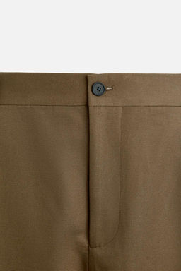 COTTON - LINEN BALLOON FIT TROUSERS - Zara фото 18