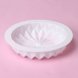 Форма для муссовых десертов и выпечки Доляна Оригами, силикон, внутренний d=15,3 см, 18,5?18,5 см, цвет белый  фото 5
