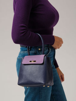 Сумка Deboro 30476 фиолетовый цветок