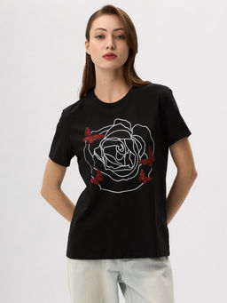 Футболка женская 12521-42036 black
