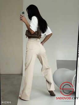 Джинсы с высокой посадкой