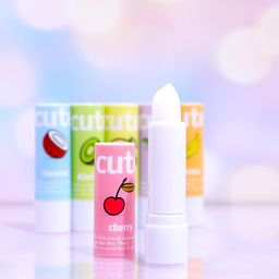 Цена за 24 шт. Бальзам для губ фруктовый, микс цветов и ароматов