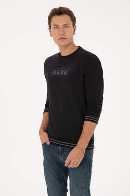 Erkek Siyah Sweatshirt