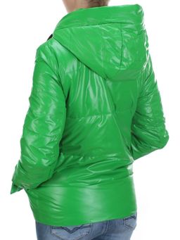 8266 GREEN Куртка демисезонная женская BAOFANI (100 гр. синтепон) - Fashion фото 4