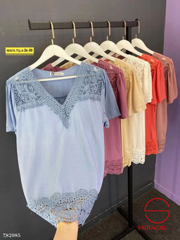 Женская блузка с коротким рукавом - Bruno фото 4