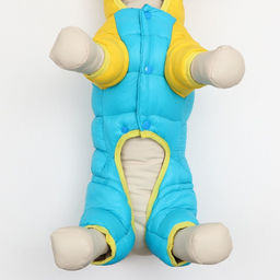 Комбинезон Медвежонок, размер 10 (ДС 25 см, ОГ 34 см, ОШ 24 см), жёлто-голубой - Simaland фото 6