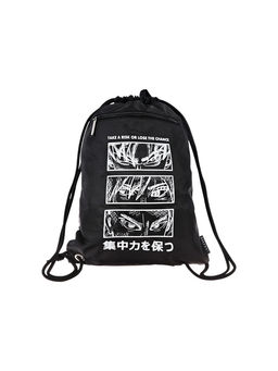 Мешок для обуви deVENTE на шнурке, с принтом, размер 46×1×33 см, чёрный