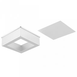 Форма для выпечки алюминиевая "Мастер" 20,2х20,2х7,5см, s1мм, съемное дно, загнутый край, в коробке (Китай)