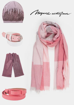 Палантин с клетчатым принтом из шерсти и вискозы - Модные истории фото 6