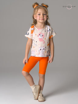 Костюм Актив солнечные котики-оранжевый - Sovalina фото 7