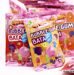 Жевательная резинка Дуй пузырь! Bubble gum вата, 24 шт.