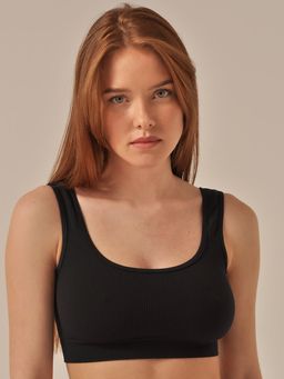 Топ в рубчик на широких бретелях - My фото 26