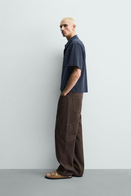 CAMISA T?CNICA RELAXED FIT / Azul - Zara фото 4