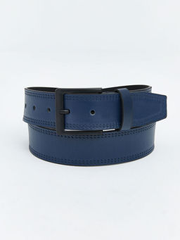 Deri G?r?n?ml? Erkek Kemer