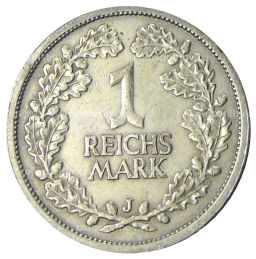 1 рейхсмарка 1925 года J Германия