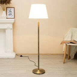 Торшер напольный BayerLux «Курс», 1×40 Вт, Е27, античная бронза, 41×41×148 см