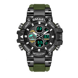 Часы наручные Smael электронные SM8027army-green