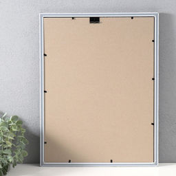 Фоторамка пластик "Модерн" 30х40 см, мор. серебро (пластик. экр)