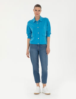 Кардиган синий Comfort Fit