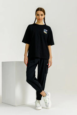 Брюки текстильные Черный - Anta фото 4