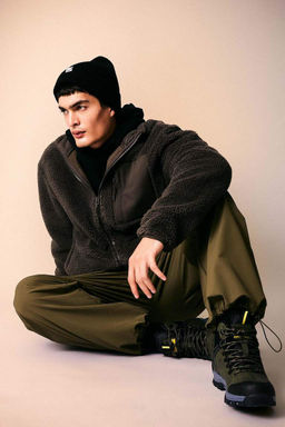 Мужские ботинки из искусственной кожи на высокой подошве со шнуровкой - Defacto фото 2