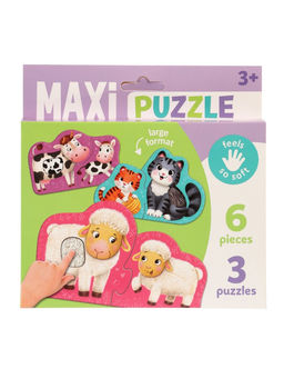 Пазл MAXI Животные, тактильный, 6 крупных деталей - Simaland фото 9