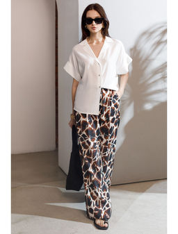 Блузка с коротким рукавом из вискозы с лиоцеллом - Vilatte фото 5