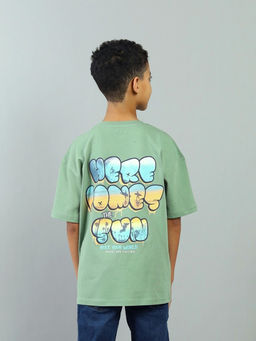 CRB wear / CSJB 64118-35K Футболка для мальчика,хаки/Ex.Cherubino фото 2