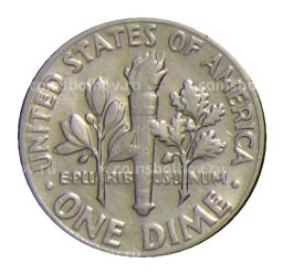 1 дайм (10 центов) 1974 года США