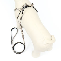 Комплект амуниции двухслойный, размер S, поводок 120 х 1 см, ОШ 24-38 см, ОГ 29-41 см, камуфляж 968 - Пижон фото 3