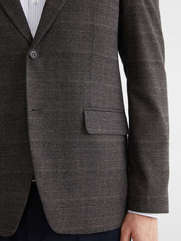 Standart Kal?p Erkek Blazer Ceket