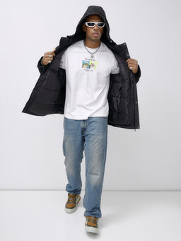 Куртка спортивная мужская зимняя большого размера черного цвета 66613Ch - Mtforce фото 13