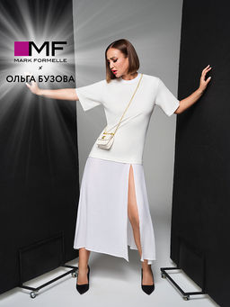 Платье Mark Formelle x Ольга Бузова белое