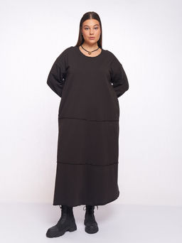 Платье со швами наружу PP56506BLK01 - Артесса фото 2