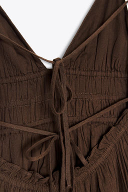 GAUZE MIDI DRESS - Zara фото 9