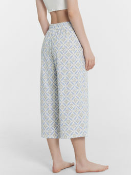 Бриджи женские белые с цветочным орнаментом - Mark formelle фото 4