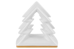 Салфетница на дер. подставке 11*5*11 см "Елочка"