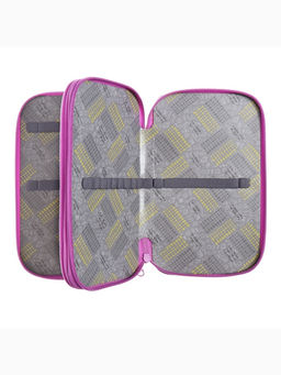 Пенал школьный, 2 секции, 12.5×20.5×4 см «Котик черный»