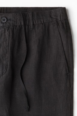 Pantal?n en mezcla de lino Regular Fit - H&m фото 4