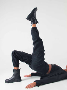 Ботинки 365.L.1918bl.Black/Шерсть