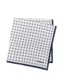 Темно-синий льняной платок