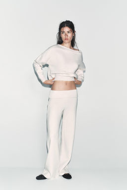 TROUSERS WITH TURN-UP WAIST - Zara фото 9