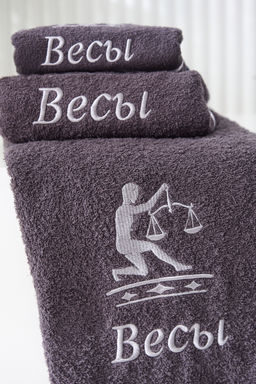 14418/10 Знаки зодиака полотенце махровое плотность 350гр